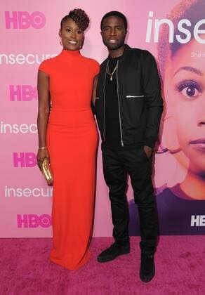 October 6, 2016 - Los Angeles, CA, United States - 06 October 2016 - Los Angeles, California. Issa Rae, Y Lan Noel. Premiere of HBO S new comedy series Insecure held at Nate Holden Performing Arts Center. Photo Credit: AdMedia Los Angeles United States - ZUMAa123