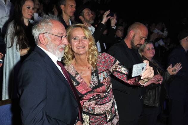 Dieter Hallervorden und Christiane Zander bei der The One Grand Show Premiere am 06.10.2016 im Friedrichstadt-Palast in Berlin The One Grand Show Premiere in Berlin, 2016 