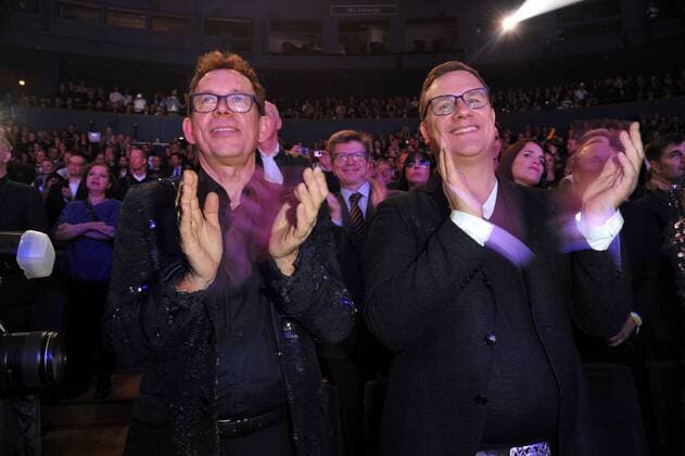Guido Maria Kretschmer und Frank Mutters bei der The One Grand Show Premiere am 06.10.2016 im Friedrichstadt-Palast in Berlin The One Grand Show Premiere in Berlin, 2016 