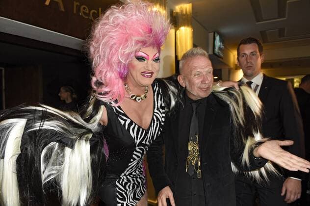 Olivia Jones und Jean Paul Gaultier bei der Weltpremiere von The One Grand Show im Friedrichstadt-Palast. Berlin, 06.10.2016 Foto:xFredericx xFuturexImage