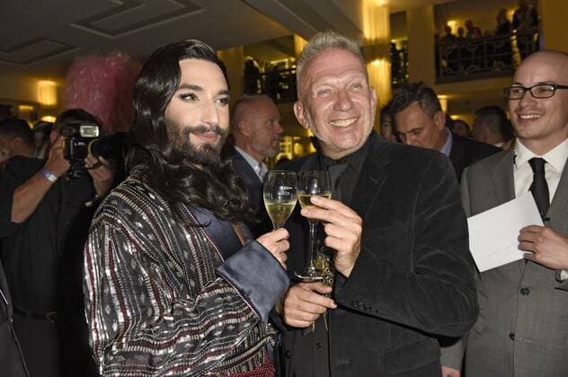 Conchita Wurst und Jean Paul Gaultier bei der Weltpremiere von The One Grand Show im Friedrichstadt-Palast. Berlin, 06.10.2016 Foto:xFredericx xFuturexImage