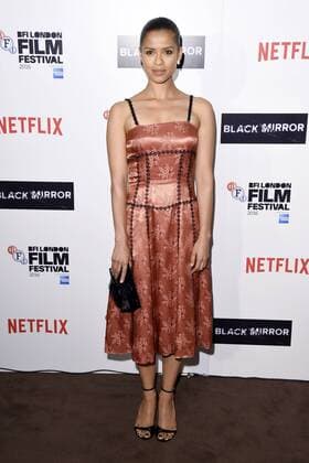 Gugu Mbatha-Raw bei der Premiere von Black Mirror auf dem 60. BFI London Film Festival im Bluebird Cafe, Chelsea. London, 06.10.2016 Gugu Mbatha-Raw  Foto:xS.xVasx xFuturexImage
