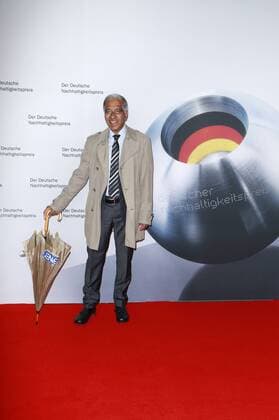 Mojib Latif beim festlichen Lunch zur Verleihung des Ehrenpreises 2016 des Deutschen Nachhaltigkeitspreises an Ban Ki-moon im Emporio Tower. Hamburg, 07.10.2016 Foto:xgbrcix xFuturexImage