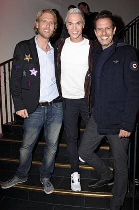 Robin Bade, Julian David und Florian Stadler bei der 6. Secret Fashion Show in der Alten Kongresshalle. München, 07.10.2016 Foto:xP.xSchönbergerx xFuturexImage