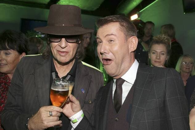 Udo Lindenberg und Jens Riewa bei der Premiere des Musicals Tabaluga - Es lebe die Freundschaft in der Barclay Card Arena. Hamburg, 07.10.2016 Foto:xgbrcix xFuturexImage