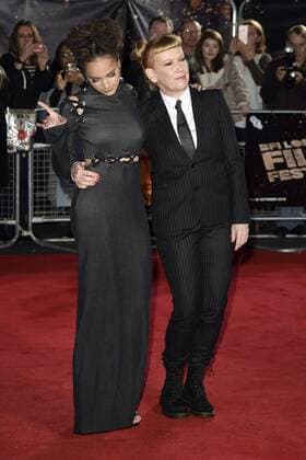 Sasha Lane und Andrea Arnold bei der Premiere von American Honey auf dem 60. BFI London Film Festival im Odeon Leicester Square. London, 07.10.2016 Sasha Lane, Andrea Arnold  Foto:xS.xVasx xFuturexImage