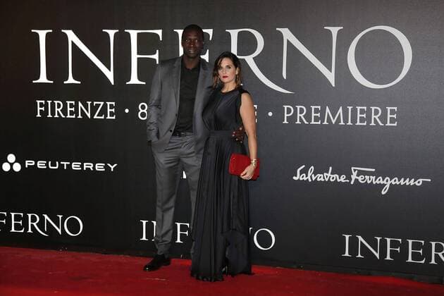 Omari Sy and his wife Helene - Florence 8th October 2016. Inferno World Premiere. SamanthaxZucchi