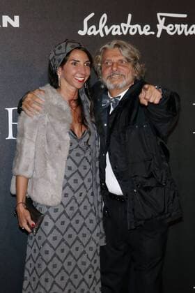 Massimo Ferrero with wife Manuela Ramunni - Florence 8th October 2016. Inferno World Premiere. SamanthaxZucchi