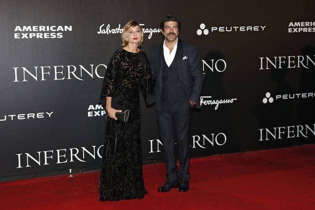 Anna Ferzetti and Pier Francesco Favino - Florence 8th October 2016. Inferno World Premiere. SamanthaxZucchi
