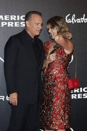 Tom Hanks with his wife Rita Wilkson - Florence 8th October 2016. Inferno World Premiere. SamanthaxZucchi