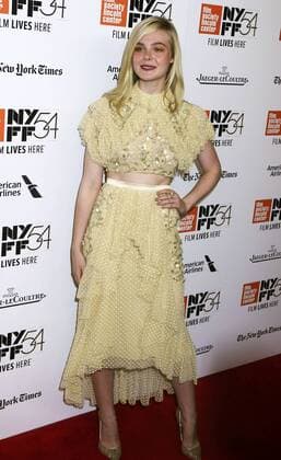 October 8, 2016 - New York, New York, U.S. - Actress ELLE FANNING attends the New York premiere of 20th Century Women held during the 54th Annual New York Film Festival at Alice Tully Hall at Lincoln Center. New York U.S. - ZUMAk03_