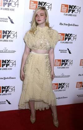 October 8, 2016 - New York, New York, U.S. - Actress ELLE FANNING attends the New York premiere of 20th Century Women held during the 54th Annual New York Film Festival at Alice Tully Hall at Lincoln Center. New York U.S. - ZUMAk03_