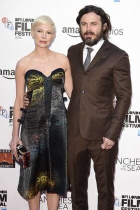 Michelle Williams und Casey Affleck bei der Premiere von Manchester by the Sea auf dem 60. BFI London Film Festival in Odeon Leicester Square. London, 08.10.2016 Michelle Williams, Casey Affleck  Foto:xS.xVasx xFuturexImage