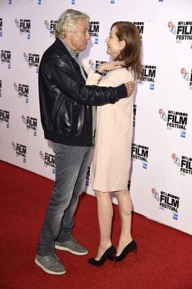 Paul Verhoeven und Isabelle Huppert bei der Premiere von Elle auf dem 60. BFI London Film Festival im Embankment Gardens Cinema. London, 08.10.2016 Paul Verhoeven, Isabelle Huppert  Foto:xS.xVasx xFuturexImage