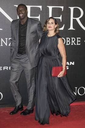 Omar Sy mit Gattin Helene Sy bei der Weltpremiere des Kinofilms Inferno im Opernhaus. Florenz, 08.10.2016 Foto:xDaziramx xFuturexImage