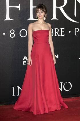 Felicity Jones bei der Weltpremiere des Kinofilms Inferno im Opernhaus. Florenz, 08.10.2016 Foto:xDaziramx xFuturexImage
