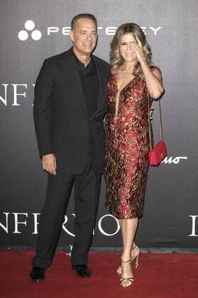 Tom Hanks mit Gattin Rita Wilson bei der Weltpremiere des Kinofilms Inferno im Opernhaus. Florenz, 08.10.2016 Foto:xDaziramx xFuturexImage