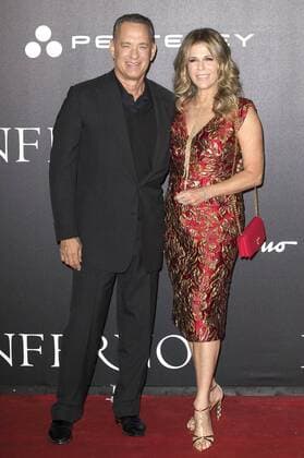 Tom Hanks mit Gattin Rita Wilson bei der Weltpremiere des Kinofilms Inferno im Opernhaus. Florenz, 08.10.2016 Foto:xDaziramx xFuturexImage