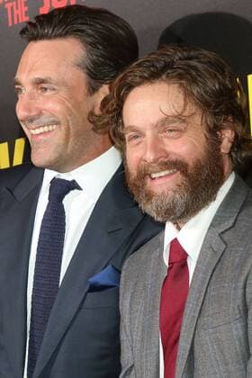 LOS ANGELES - OCT 8: Jon Hamm, Zach Galifianakis at the Keeping Up with the Joneses Red Carpet Event at the Twentieth Century Fox on October 8, 2016 in Los Angeles, CA  Copyright: xKathyxHutchinsx
