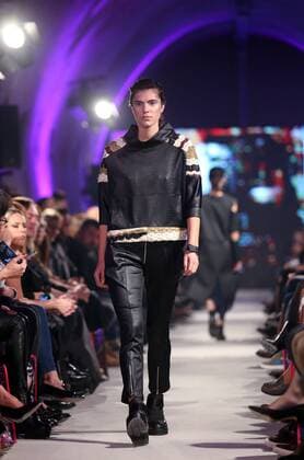 PXL_BIPA Fashion.hr, Ana Maria Ricov show 08.10.2016., Zagreb, Croatia - BIPA Fashion.hr at the tunnel Gric, Ana Maria Ricov show.  PetarxGlebov PIXSELL