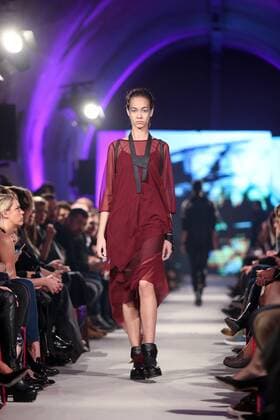 PXL_BIPA Fashion.hr, Ana Maria Ricov show 08.10.2016., Zagreb, Croatia - BIPA Fashion.hr at the tunnel Gric, Ana Maria Ricov show.  PetarxGlebov PIXSELL