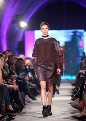 PXL_BIPA Fashion.hr, Ana Maria Ricov show 08.10.2016., Zagreb, Croatia - BIPA Fashion.hr at the tunnel Gric, Ana Maria Ricov show.  PetarxGlebov PIXSELL