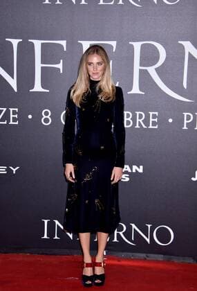 Inferno Filmpremiere in Florenz Rome Photocall Inferno . Pictured: Chiara Ferragni dress Prada  Copyright: xPoolxRoma2x