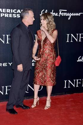 Inferno Filmpremiere in Florenz Rome Photocall Inferno . Pictured: Tom Hanks, Rita Wilson  Copyright: xPoolxRoma2x