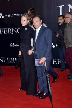 Inferno Filmpremiere in Florenz Rome Photocall Inferno . Pictured: Cesare Prandelli, Manuela Benini  Copyright: xPoolxRoma2x
