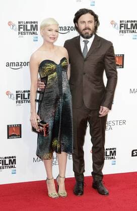 American actress Michelle Williams and actor Casey Affleck attending the LFF Manchester By The Sea premiere, held at London s Odeon Leicester Square. OCTOBER 8th 2016  GBHx163242