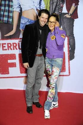 Doreen Dietel mit Freund Tobias Guttenberg Premiere Verrückt nach Fixi Mathäser Filmpalast Film, Fernsehen München 09. Oktober 2016