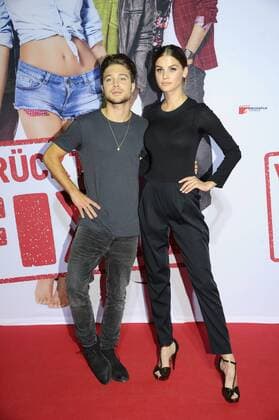 Jascha Rust und Lisa Tomaschewsky Premiere Verrückt nach Fixi Mathäser Filmpalast Film, Fernsehen München 09. Oktober 2016
