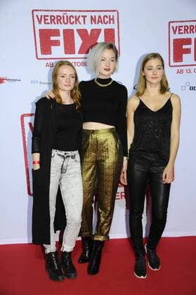 Janina Stopper, Sarah Mahita und Helena Siegmund-Schultze Premiere Verrückt nach Fixi Mathäser Filmpalast Film, Fernsehen München 09. Oktober 2016