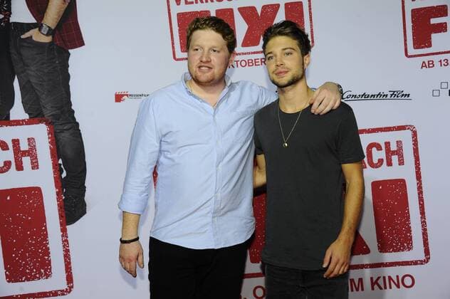Roland Schreglmann und Jascha Rust Premiere Verrückt nach Fixi Mathäser Filmpalast Film, Fernsehen München 09. Oktober 2016