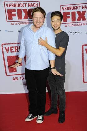 Roland Schreglmann und Jascha Rust Premiere Verrückt nach Fixi Mathäser Filmpalast Film, Fernsehen München 09. Oktober 2016