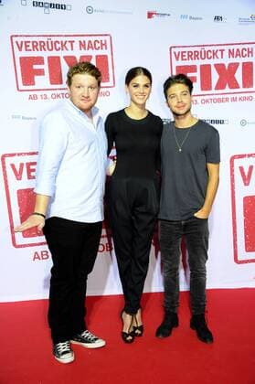Roland Schreglmann, Lisa Tomaschewsky und Jascha Rust Premiere Verrückt nach Fixi Mathäser Filmpalast Film, Fernsehen München 09. Oktober 2016