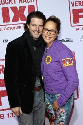 Doreen Dietel mit Ehemann Tobias Guttenberg, Filmpremiere Verrueckt nach Fixi im Mathaeser Filmpalast in Muenchen am 09.10.2016