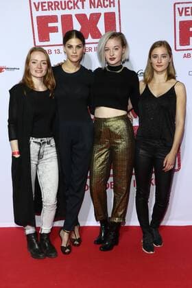 Bilder des Tages Janina Stopper, Lisa Tomaschewsky, Sarah Mahita, Helena Siegmund-Schultze, Filmpremiere Verrueckt nach Fixi im Mathaeser Filmpalast in Muenchen am 09.10.2016