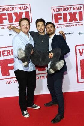 Roland Schreglmann, Jascha Rust, Lucas Reiber, Filmpremiere Verrueckt nach Fixi im Mathaeser Filmpalast in Muenchen am 09.10.2016