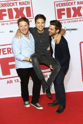 Roland Schreglmann, Jascha Rust, Lucas Reiber, Filmpremiere Verrueckt nach Fixi im Mathaeser Filmpalast in Muenchen am 09.10.2016