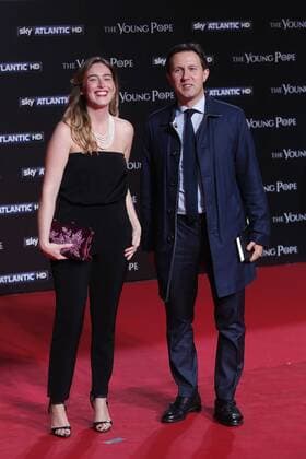 Premiere der TV-Serie The Young Pope in Rom - Maria Elena Boschi and Dario Nardella Rome 9th October 2016 The Young Pope Premiere. SamanthaxZucchi