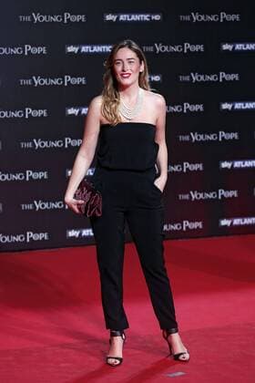 Premiere der TV-Serie The Young Pope in Rom - Maria Elena Boschi Roma 09-10-2016. The young Pope Serie TV Sky, Rome 9th October 2016. The Young Pope Premiere. SamanthaxZucchi