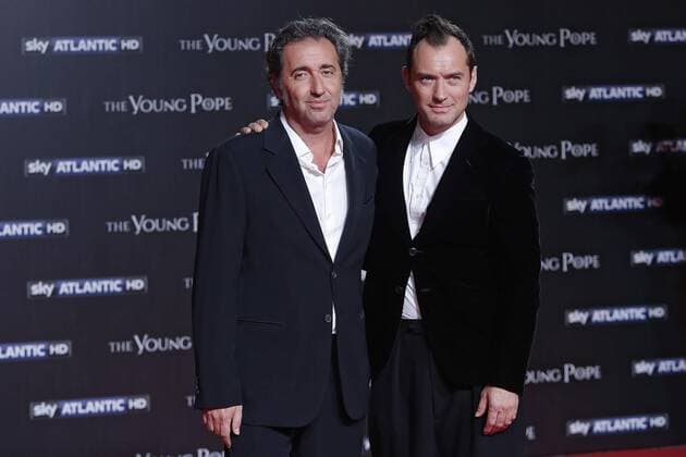Premiere der TV-Serie The Young Pope in Rom - Paolo Sorrentino and Jude Law Roma 09-10-2016. The young Pope Serie TV Sky, Rome 9th October 2016. The Young Pope Premiere. SamanthaxZucchi