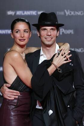 Premiere der TV-Serie The Young Pope in Rom - Francesco Montanari and Andrea Delogu Roma 09-10-2016. The young Pope Serie TV Sky, Rome 9th October 2016. The Young Pope Premiere. SamanthaxZucchi