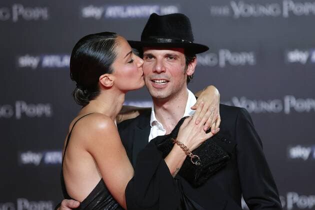 Premiere der TV-Serie The Young Pope in Rom - Francesco Montanari and Andrea Delogu Roma 09-10-2016. The young Pope Serie TV Sky, Rome 9th October 2016. The Young Pope Premiere. SamanthaxZucchi