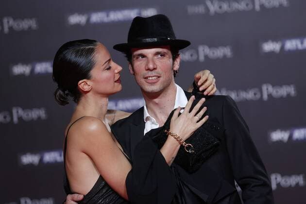 Premiere der TV-Serie The Young Pope in Rom - Francesco Montanari and Andrea Delogu Roma 09-10-2016. The young Pope Serie TV Sky, Rome 9th October 2016. The Young Pope Premiere. SamanthaxZucchi