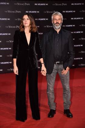 Premiere der TV-Serie The Young Pope in Rom - Rome, The Space Cinema Moderno - Preview of the Film The Young Pope, In the picture: Kasia Smutniak Domenico Procacci  Copyright: xVincenzoxLandix