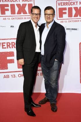 Holger Fuchs und Torsten Koch bei der Premiere des Kinofilms Verrückt nach Fixi im Mathäser Filmpalast. München, 09.10.2016 Foto:xP.xSchönbergerx xFuturexImage