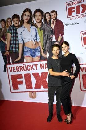 Jascha Rust und Lisa Tomaschewsky bei der Premiere des Kinofilms Verrückt nach Fixi im Mathäser Filmpalast. München, 09.10.2016 Foto:xP.xSchönbergerx xFuturexImage