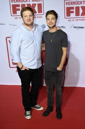Roland Schreglmann und Jascha Rust bei der Premiere des Kinofilms Verrückt nach Fixi im Mathäser Filmpalast. München, 09.10.2016 Foto:xP.xSchönbergerx xFuturexImage